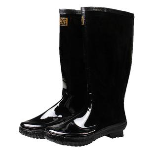 3539雨靴橡胶底户外男士套脚中筒大码防水灌水劳保女士鞋情侣款