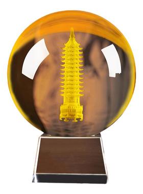 水晶文昌塔摆件家居装饰品