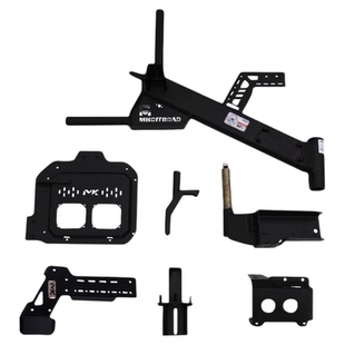 适用烈马美卡联动备胎架改装Bronco国产MK锋芒备胎后杠倒车灯支架