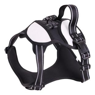 狗狗牵引绳中大型犬胸背防挣脱狗绳柴犬金毛狗胸背带熊猫风遛狗绳