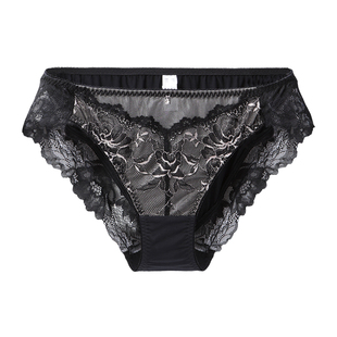 tutuanna女士内裤 日本同款配套中低腰蕾丝透气舒适三角内裤女