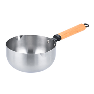 不锈钢日式雪平锅商用麻辣烫螺蛳粉燃气灶煮米线生滚粥专用奶汤锅