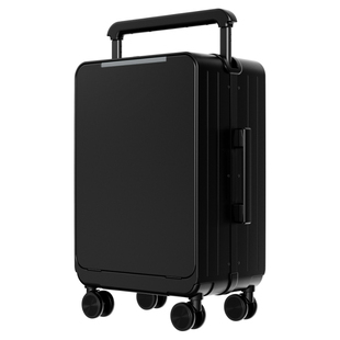 前开盖行李箱20寸可登机上飞机2026新款中置宽拉杆箱女24寸旅行男