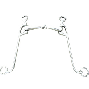 马具不锈钢西部马衔 13.5cm 衔铁 马术用品马口衔 马嚼子12.5厘米