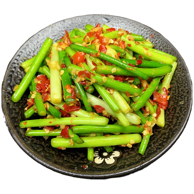 江西宜春农家腌制腌蒜苔香辣开胃