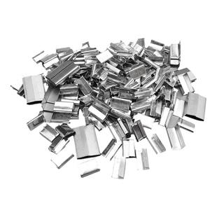 1608塑钢扣铁皮扣PET手工PP扣镀锌铁皮带打包扣纸塑带打包扣