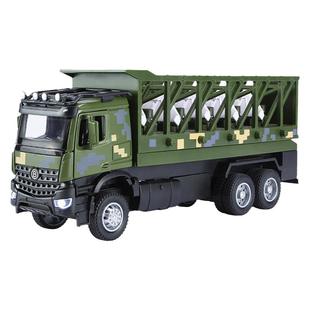 仿真见证者-136无人机发射车合金模型军事运输车摆件儿童玩具汽车