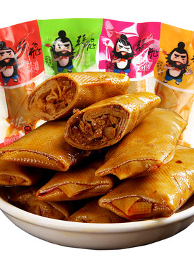 张飞夹心豆卷四川特产小包装五香香辣千张豆皮卷香菇豆卷豆腐干