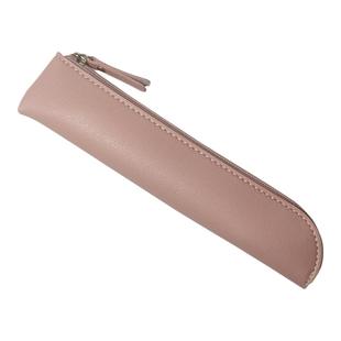 粉色皮质小巧笔袋apple pencil保护套pvc纯色迷你便携黄色钢笔套