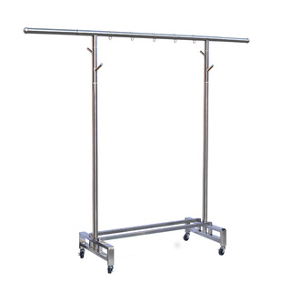 晾衣架可伸缩折叠移动特厚不锈钢落地式户外简约晾晒架晾挂衣神器