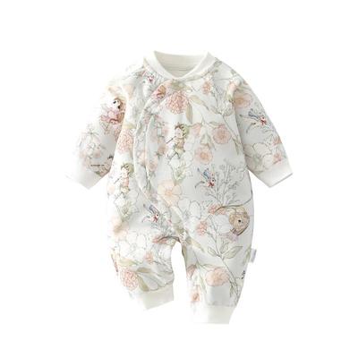 棉恋森婴儿衣服秋冬季纯棉连体衣