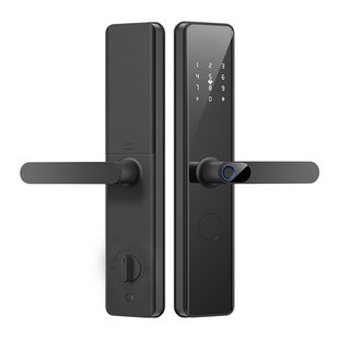 rftc荣富天成智能门锁密码锁指纹锁家用防盗入户门电子门锁一握开