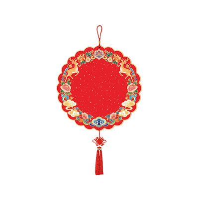 2026新款万年红福卡挂件宣纸