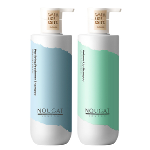 英国进口NOUGAT氨基酸洗发水控油蓬松去屑止痒洗头膏持久留香正品