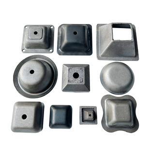 堆垛脚碗堆垛脚盖帽封头铁箱底脚货架底脚40方管底脚冲压五金脚碗