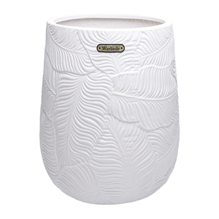 植卉居北欧高筒树脂花盆大号加厚家用高级感鸭脚木幸福树绿植花盆