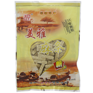 湖北武穴特产美雅白芝麻条黑芝麻片传统糕点点心休闲零食小吃甜点