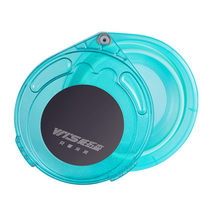 2022创新设计 折叠拉饵盘全磁通用开饵盆鱼饵料盒钓箱强磁拉丝盘