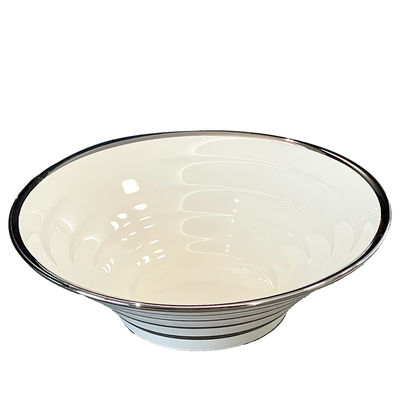 轻奢风陶瓷碗拉面碗家用拌面碗斗笠牛肉汤面碗饺子碗水果沙拉碗