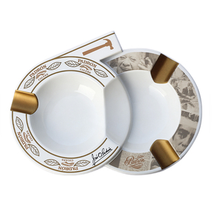 Padrón帕德龙雪茄烟灰缸专用陶瓷特立尼达3T三人位上档次高级感