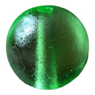 捡漏!清代官造宫廷御用古法老琉璃 皇家绿19+mm朝珠DIY配饰 散珠