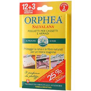 奥菲雅orphea衣物防霉香芬片衣服防蛀除味清香卫士经典花香15片