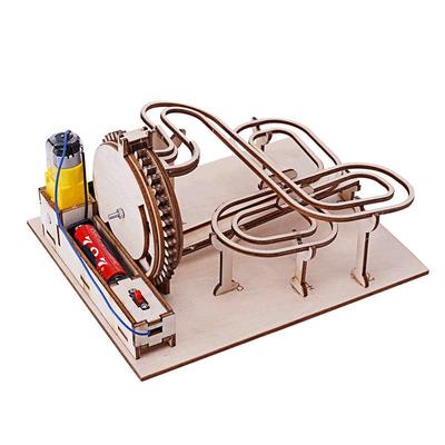 3d益智拼装机械轨道滚珠齿轮