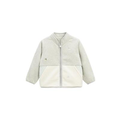 whitewheat爱心摇粒绒外套