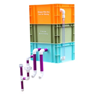 内置水泵过滤器隐藏款水泵周转箱鱼缸过滤器水循环系统滴流过滤盒