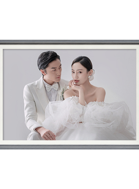 影楼级婚纱照打印加相框