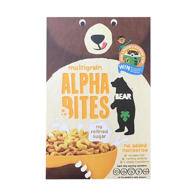 现货 英国Bear小熊多谷物麦圈高钙麦片儿童即食早餐无添加375g