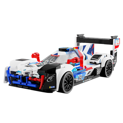 【顺丰包邮】异启积木8格车展示盒勒芒赛车积木玩具积玩视界推荐