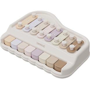 YEEHOO英氏儿童手敲琴音乐玩具益智早教八音打击乐器启蒙周岁礼物