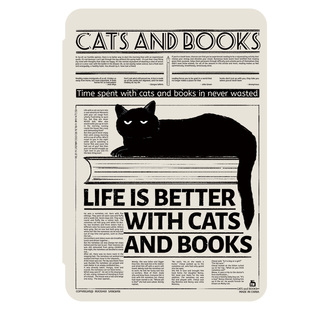 原创kindle保护套 kinddel kpw6/3/5青春版电子书阅读器经典版558入门版paperwhite4休眠外壳亚马逊皮套猫咪