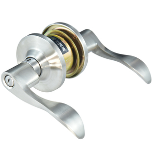 无畏惧球形锁钥匙木门锁不锈钢C级锁芯执手锁通用卧室房间防盗锁