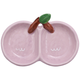 家用蘸料碟日式小盘子碟子精致味碟高颜值陶瓷分格小菜碟酱料小碟