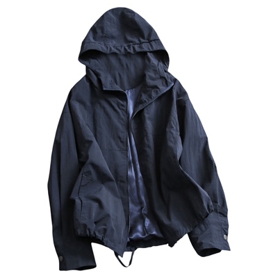 三防功能户外运动风连帽宽松外套