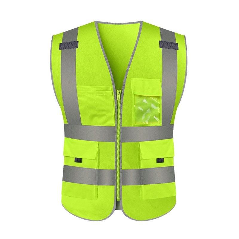 可挂对讲机 高品质 反光背心施工安全马甲交通反光衣服汽车用夜间
