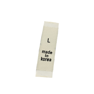童装衣服数字标贴尺码唛韩国制造