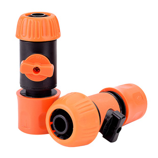 带开关四六分25mm1寸浇花浇地水管子软管快速通水快接阀门活接头