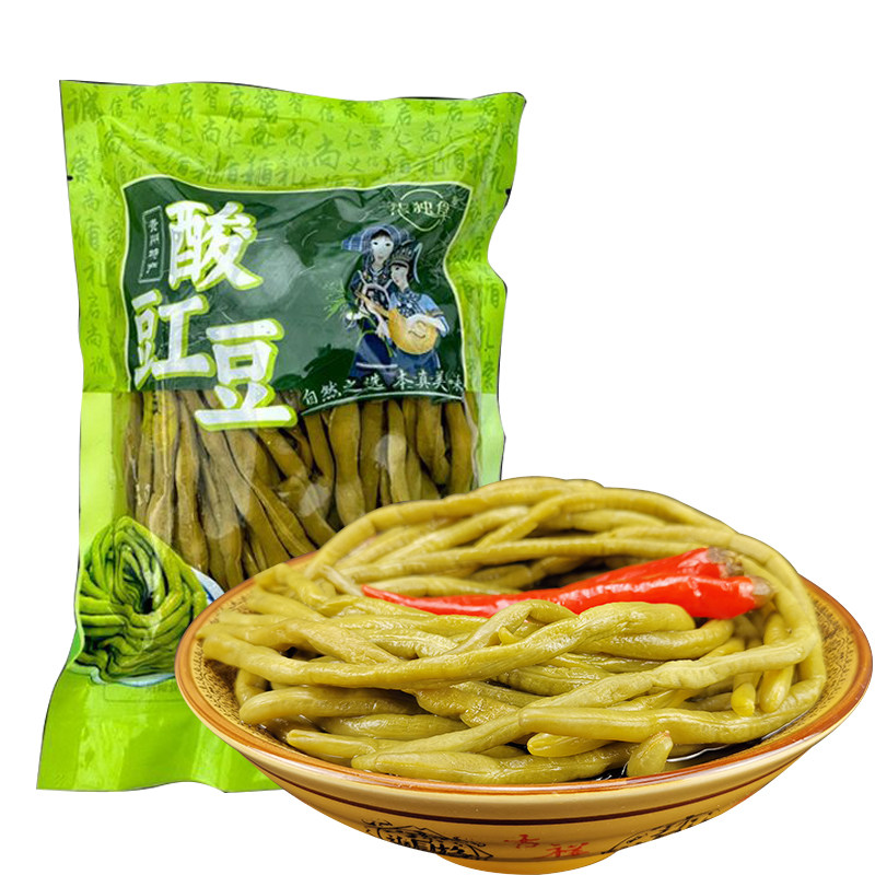 老坛泡菜酸豆角袋装正宗农家自制泡豇豆四川下饭菜酸豆角批发商用