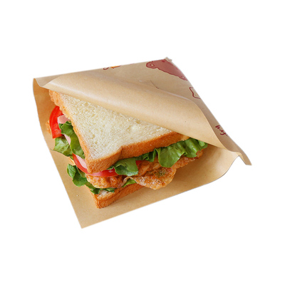 一次性食品级防油汉堡包装纸袋