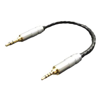 古河无氧铜镀纯银4.4/2.5/3.5平衡解码耳放捆绑式发烧音频对录线