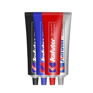 卡夫特免垫片密封胶汽修专用发动机3+3耐高温胶水免垫片银胶硅酮防漏油防水机械机器摩托车油底壳胶汽车