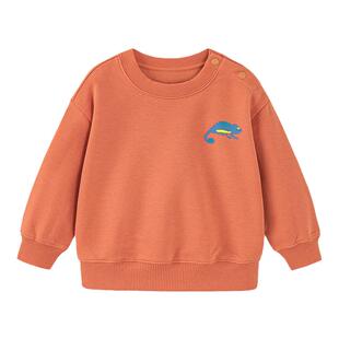 迷你巴拉【联名款】男女童舒弹卫衣春新款宝宝柔软萌趣上衣