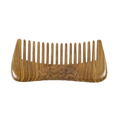 细齿花梨木防静电黑檀老师梳子