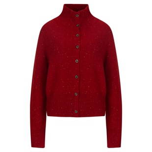 DTLANDO/商场同款25冬新品女装98%绵羊毛百搭简约高领毛织外套