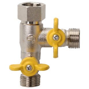 4分活接三通三角阀四通燃气煤气阀门天然气开关球阀一分二路三路