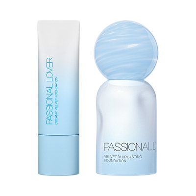 PL粉底液看不见蹭不掉海岛涂鸦限定干皮油皮持久遮瑕水润官方正品