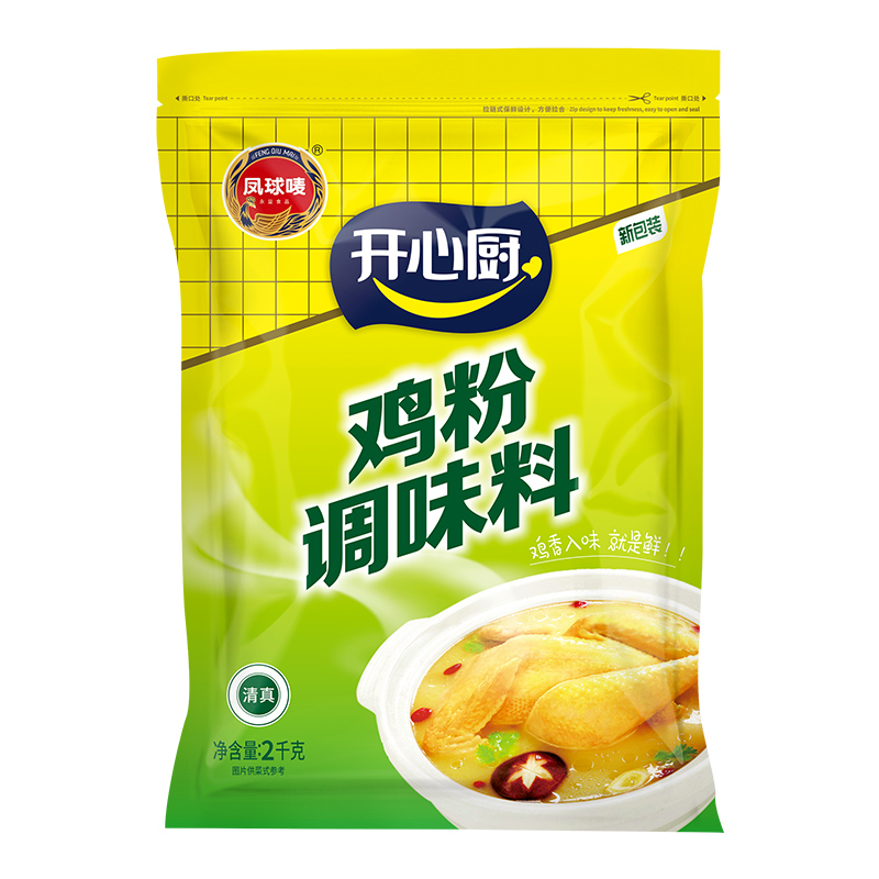 凤球唛开心厨鸡粉2kg大袋装